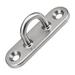 Pad eye with oblong base, A4 (316) stainless steel