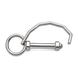 Spring hook with special opening and eyelet, A4 (316) stainless steel