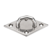 100 X 25 X 16 Pad Eye Diamond Base A4 Stainless Steel