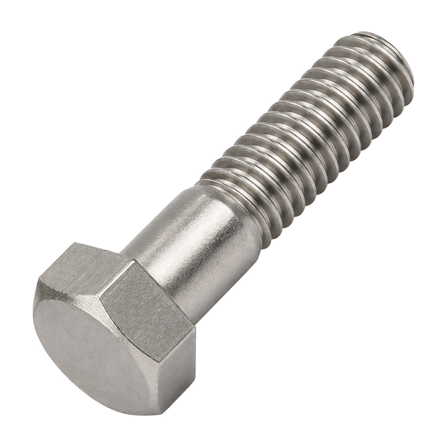 Hexagon head screw, stainless steel