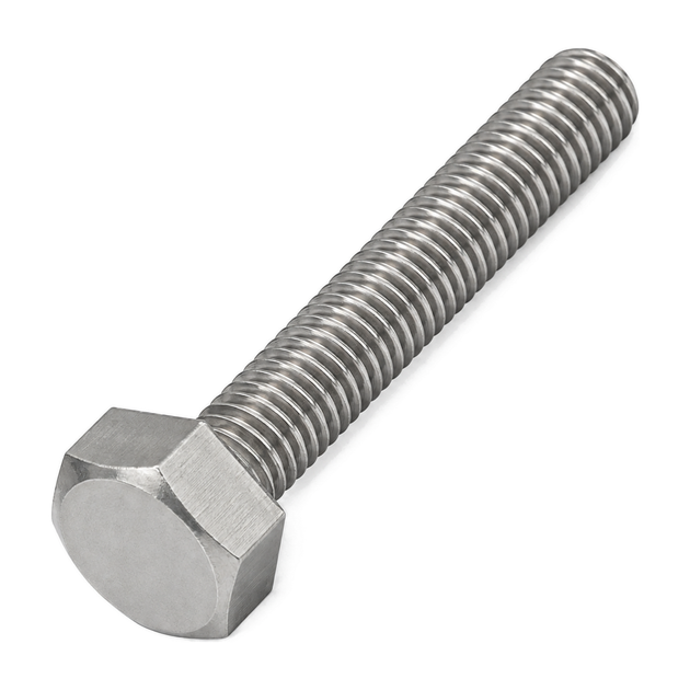 10-24 UNC X 2" Hex Head Screw (Full Thread) ANSI/ASME B18.2.1 A2 Stainless Steel