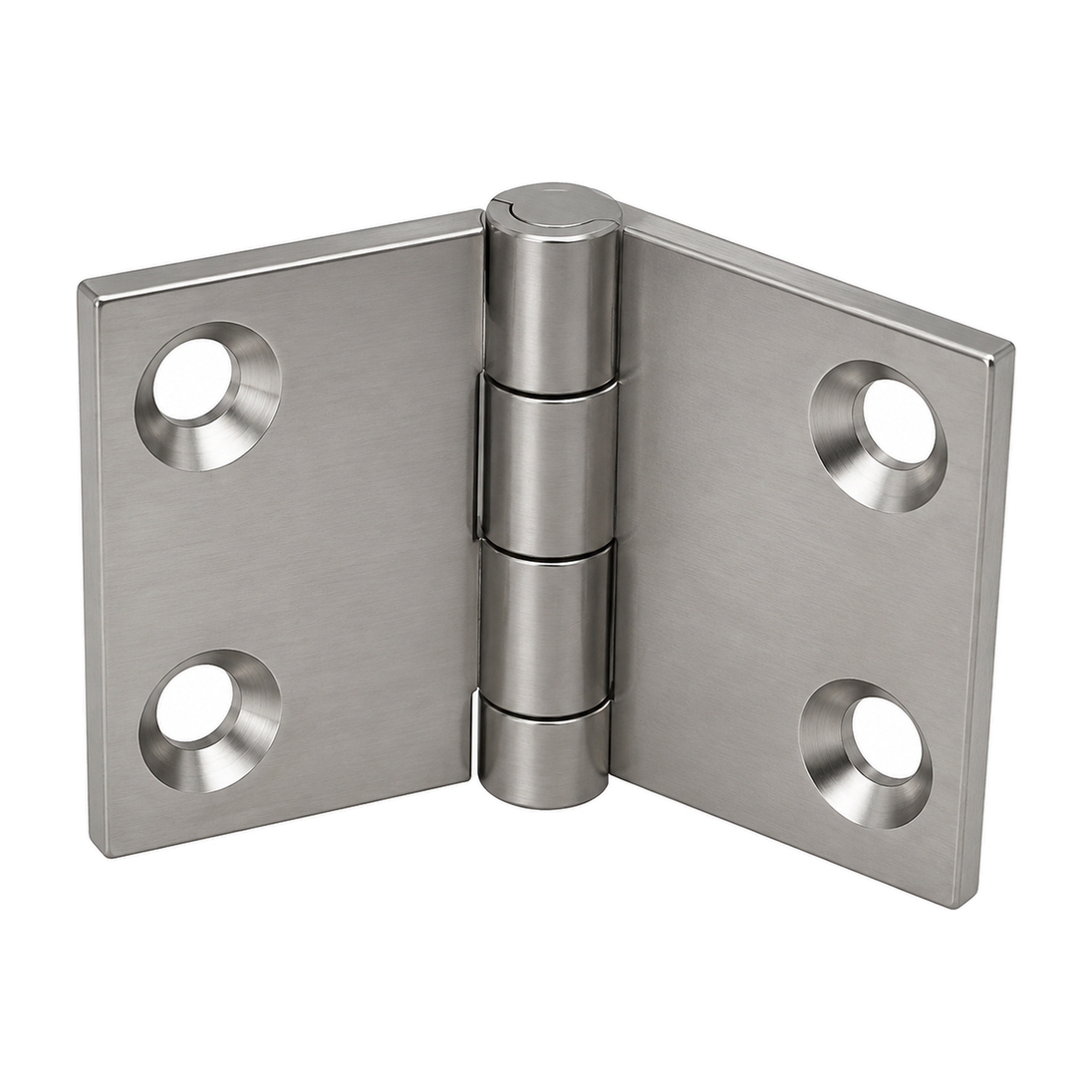 38 X 38 Button Hinge A4 Stainless Steel