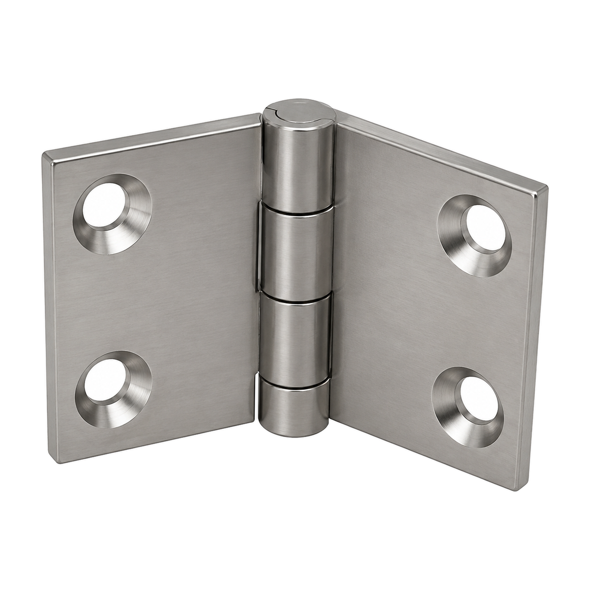 38 X 38 Button Hinge A4 Stainless Steel