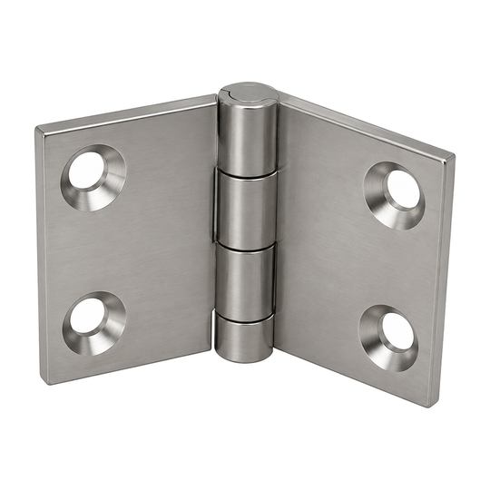 38 X 38 Button Hinge A4 Stainless Steel