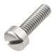 Fillister head screw with slotted drive, A2 (304) stainless steel