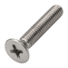 Countersunk screw with Phillips drive, A2 (304) stainless steel