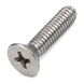 Countersunk screw with Phillips drive, B18.6.3, A2 (304) stainless steel