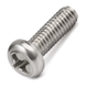 Pan head screw with cross recess drive, DIN 7985, A2 (304) stainless steel