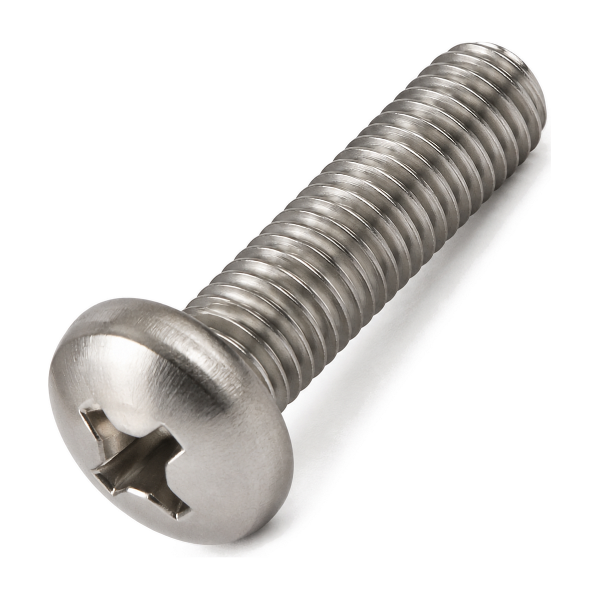 Pan head machine screw, B18.6.3, A2 (304) stainless steel