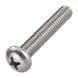 Pan head screw with Phillips drive, B18.6.3, A2 (304) stainless steel