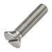 5/16" UNC X 1.5" Slotted Countersunk Machine Screw A2 Stainless Steel