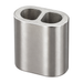 Wire rope ferrule, stainless steel