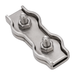 Duplex wire rope clip, A4 (316) stainless steel