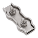 Duplex wire rope clip, A4 (316) stainless steel