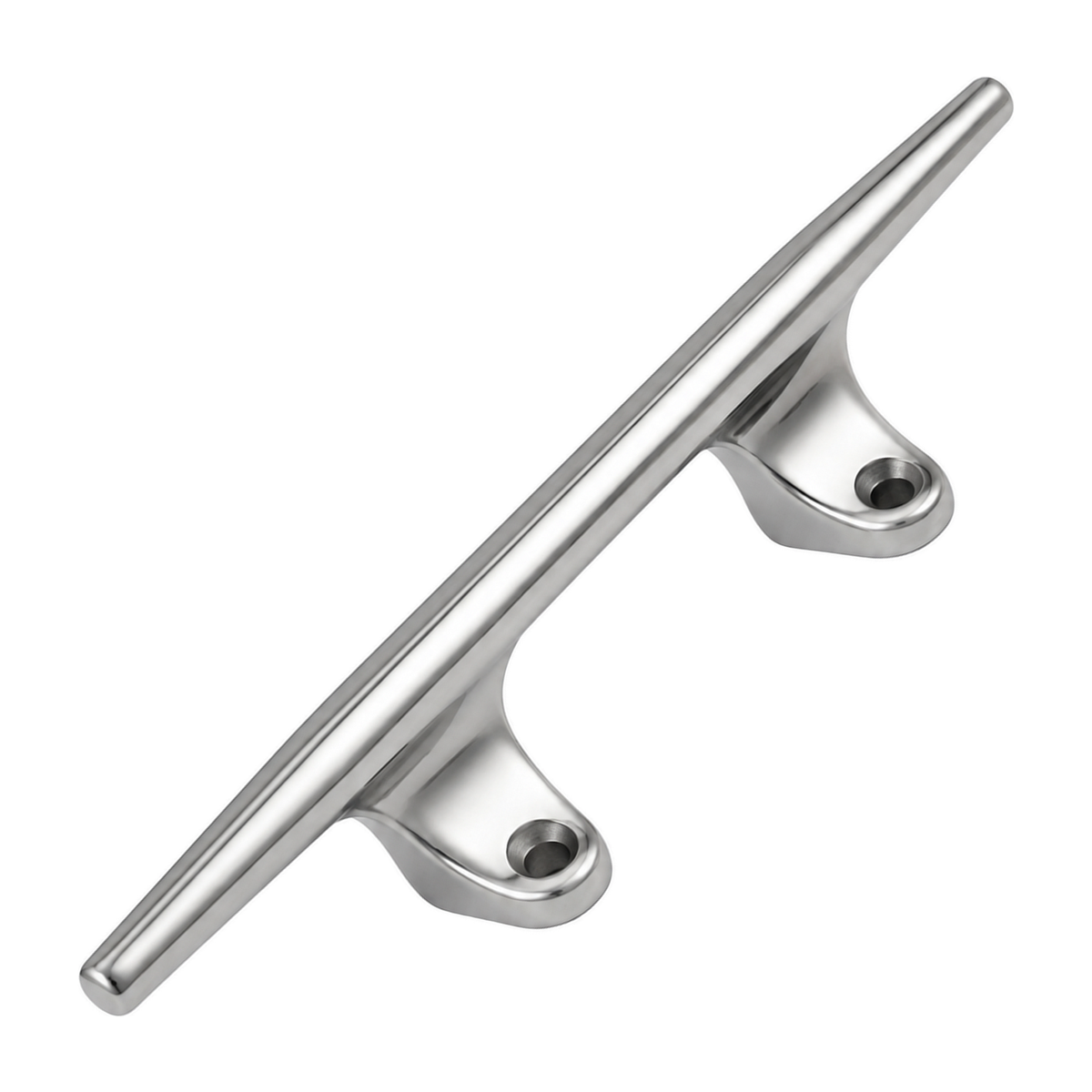 Hollow base cleat, four hole, A4 (316) stainless steel