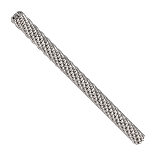 M3 Wire Rope 7X7 Construction, 100m Reel A4 Stainless Steel