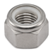 Nyloc insert lock nut, stainless steel
