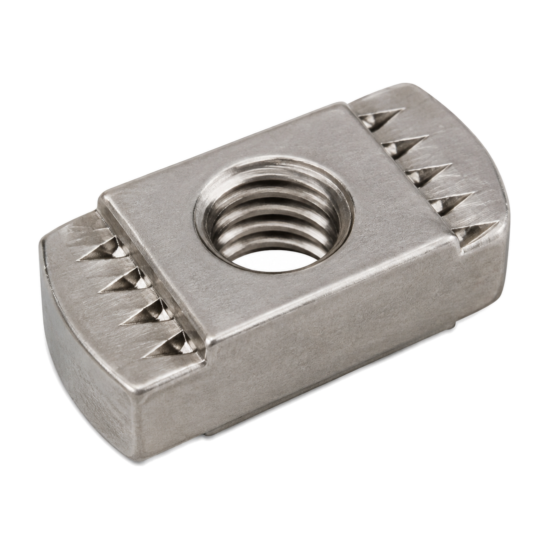 Channel nut (no spring), A4 (316) stainless steel