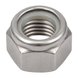Nyloc insert lock nut, stainless steel