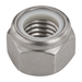 1/4" UNC Nylon Insert Lock Nut A4 Stainless Steel