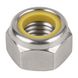 M10 Nylon Insert Nut (Yellow Nylon) DIN 985 A2 Stainless Steel