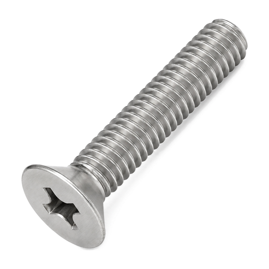 Countersunk screw with cross recess drive, DIN 965, A2 (304) stainless steel