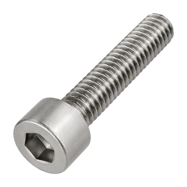 Straight D shackle with hex socket pin, A4 (316) stainless steel