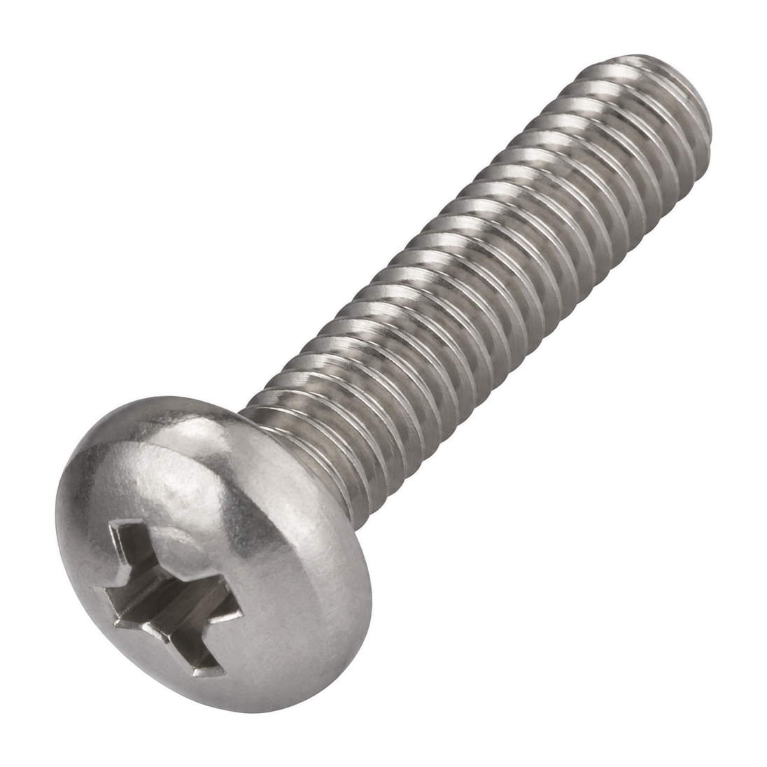 10-24 UNC X 3/4" Pan Phillips A2 Stainless Steel