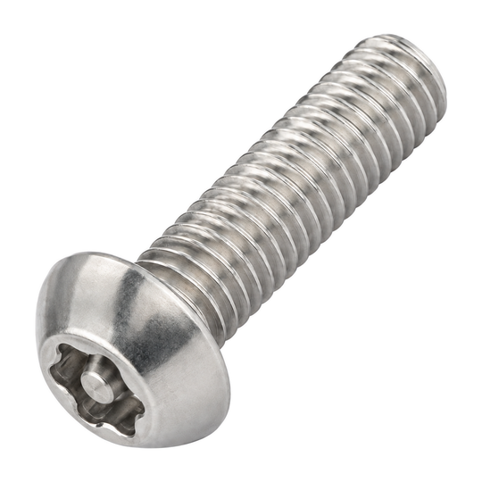 M10 X 50 Six Lobe Pin Button Head Security Screw ISO 7380 A2 Stainless Steel