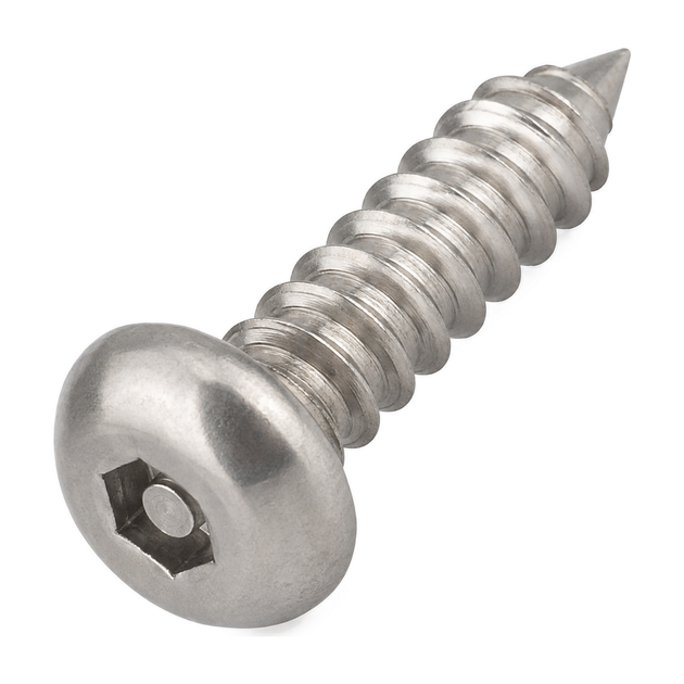 Hex pin, A2 (304) stainless steel