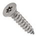 3.5 X 32 Six Lobe Pin Countersunk Security Screw TX10 A2 Stainless Steel