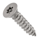 3.5 X 32 Six Lobe Pin Countersunk Security Screw TX10 A2 Stainless Steel
