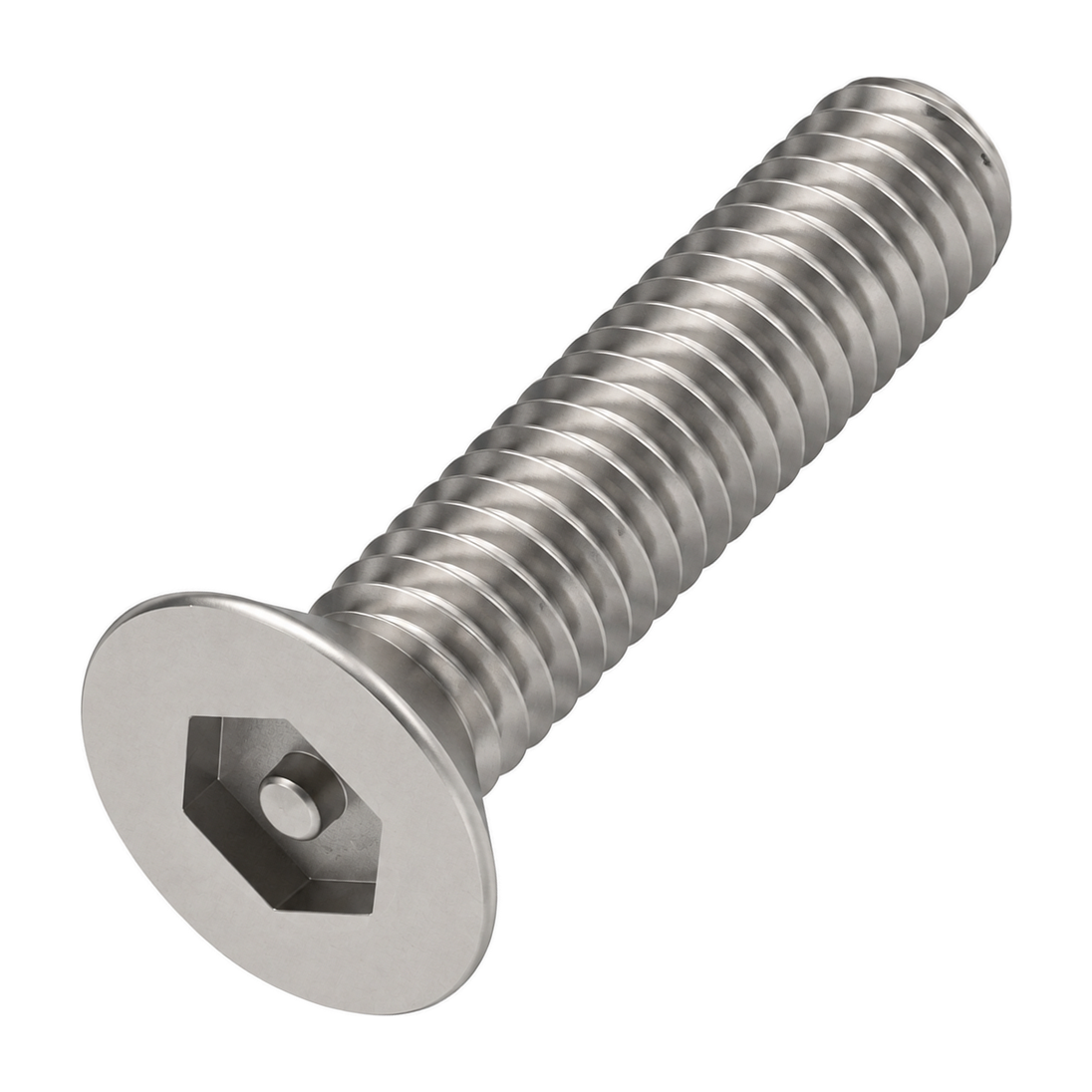 Countersunk tamperproof screw, A2 (304) stainless steel