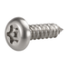 Six lobe pin button head security screw, A2 (304) stainless steel