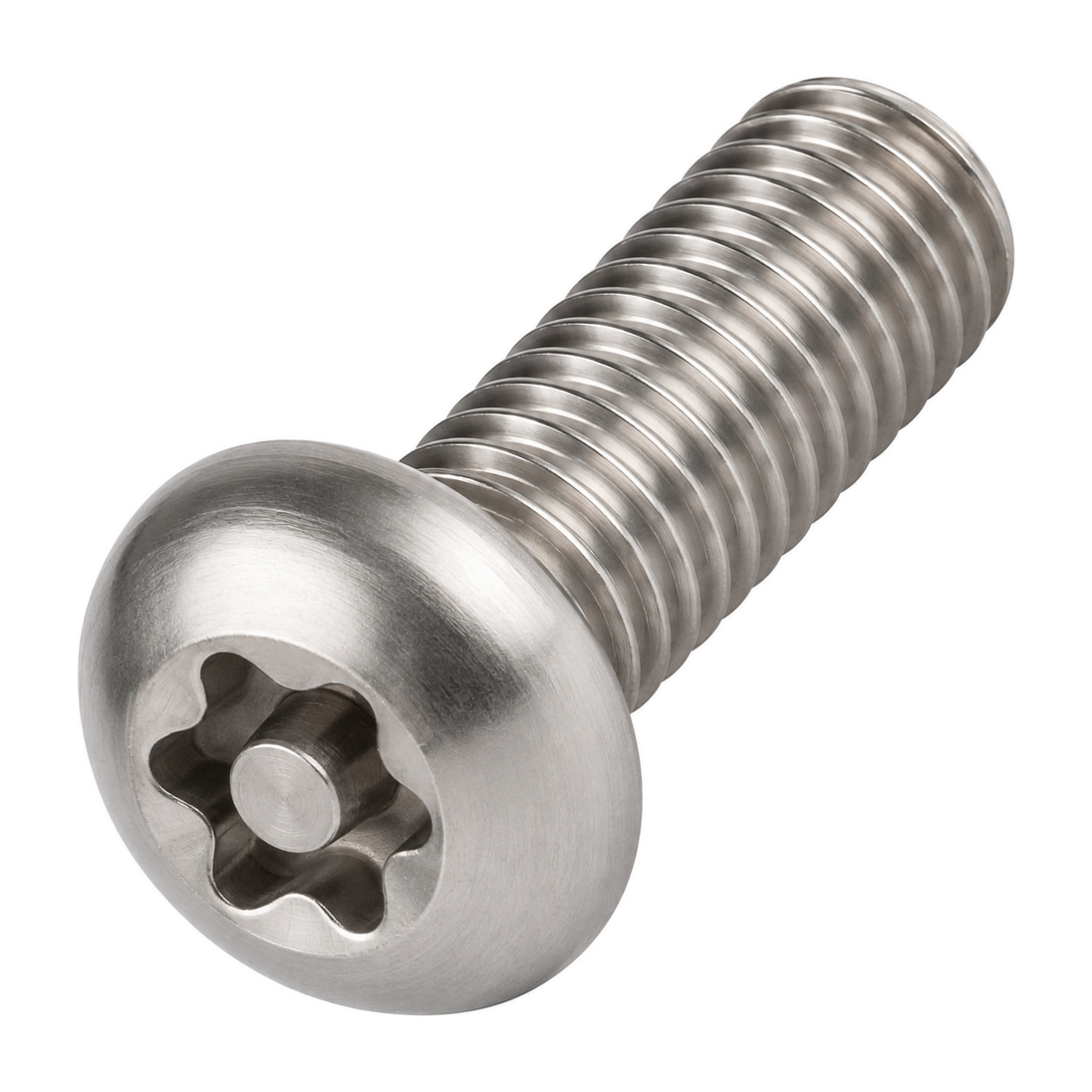 Pin hex button head security screw, A2 (304) stainless steel