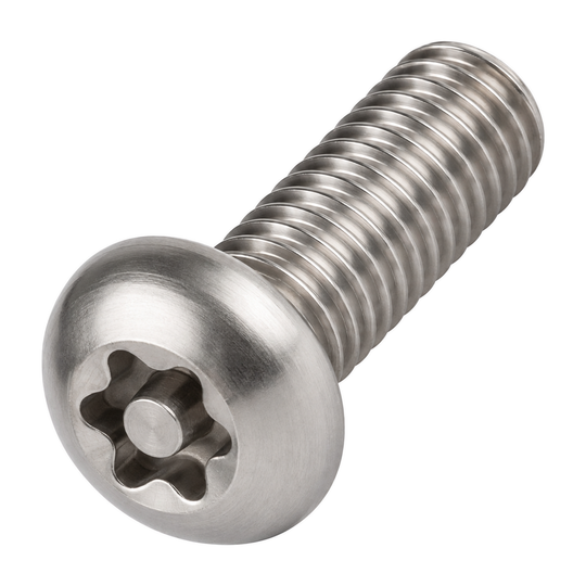 Pin hex button head security screw, A2 (304) stainless steel