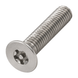 M6 X 40 Six Lobe Pin Countersunk Security Screw DIN 7991 A2 Stainless Steel