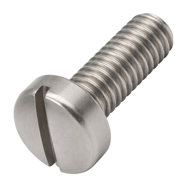 One-way round head security screw, A2 (304) stainless steel