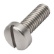 One-way round head security screw, A2 (304) stainless steel