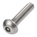 Pin hex button head security screw, A2 (304) stainless steel