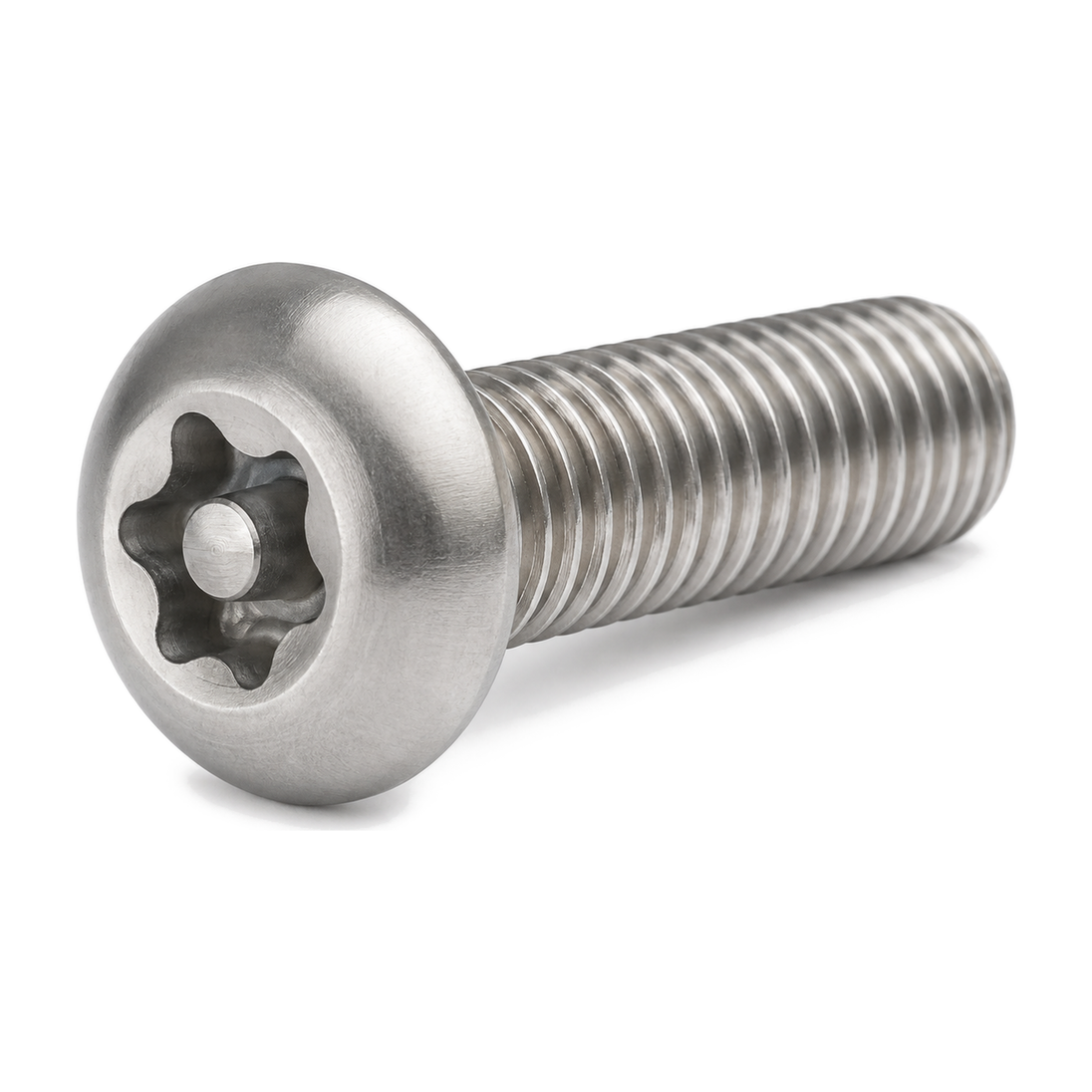 M10 X 30 6Lobe Pin Button ISO 7380-1 A2 Stainless Steel