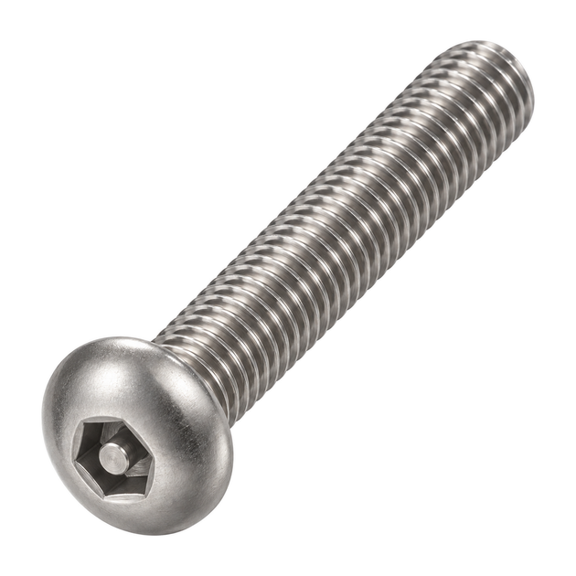 M5 X 50 Pin Hex ISO 7380 A2 Stainless Steel