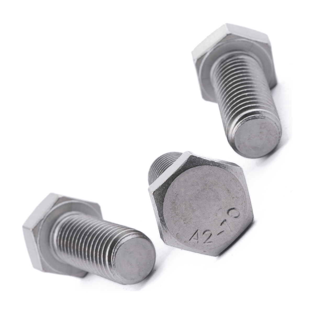 M12 X 30 Hexagon Head Set Screw ISO 4017 A2 Stainless Steel