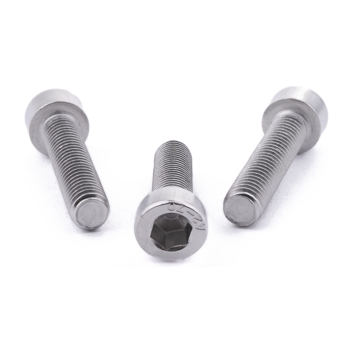 Socket cap screw with hex socket drive, stainless steel