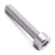 Socket cap screw with hex socket drive, stainless steel