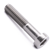 Low head socket cap screw with hex socket drive, stainless steel