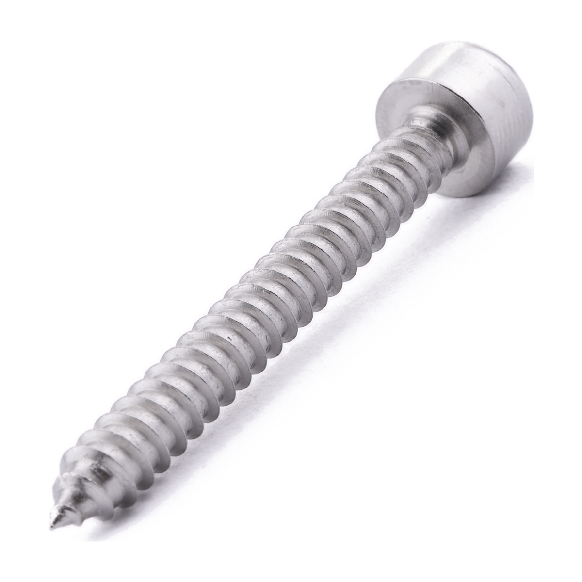 Socket cap self-tapping screw with hex socket drive, A2 (304) stainless steel