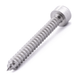 Socket cap self-tapping screw with hex socket drive, A2 (304) stainless steel