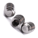 Socket set screw with flat point, stainless steel