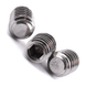 Socket set screw with flat point, stainless steel